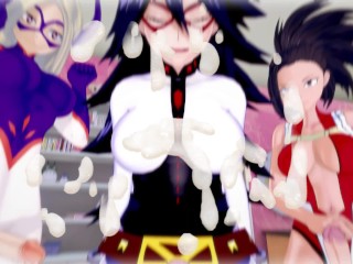 Futas Mt. Lady, Momo Yaoyorozu, Midnight Utilisant La Bizarrerie Du Futa Sur Votre Cul - MHA | POV H