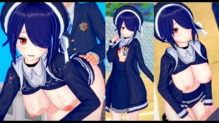 [Jeu Hentai Koikatsu ! ] Avoir des relations sexuelles avec Gros seins Vtuber Otodama Tamako.Vidéo d