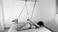 Crotch rope orgasm