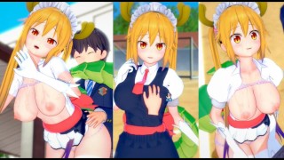 [Jeu Hentai Koikatsu ! ] Avoir des relations sexuelles avec Gros seins Kobayashisan Tohru.Vidéo d'an