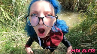 La compilation è grande, un sacco di sperma per una studentessa carina e sexy con gli occhiali