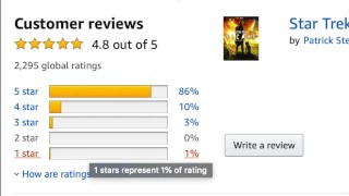 Cargar video Amazon Quitando revisiones de Picard no está bien.