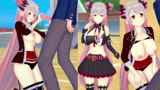 [Hentai-Spiel Koikatsu! ]Haben Sie Sex mit Big Titten Vtuber Suou Patra.3DCG Erotisches Anime-Video.