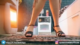 Moroccan Milf -for my foot fetish lovers بغيتك تحت رجولي
