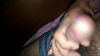 Asian guy jerking off