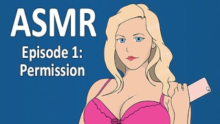 ASMR JOI: Une femme demande la permission de cocu