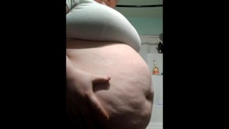 SSBBW Belly Play Body Worship Vixen Vellum