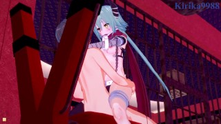 Anna y Yuuki tienen sexo profundo en una habitación secreta. - Princess Conectar! Re:Buceo Hentai