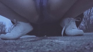 Dostat Zimu A Chcaní Mé Kalhotky, Aby Se Zahřál, Ale Dostat Příliš Nadržený A Cumming