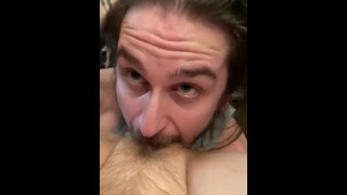 POV Mon copain mange ma chatte poilue et anulingus mon trou du cul serré pour me faire jouir