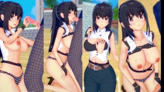 [¡Juego Hentai Koikatsu! ] Tener sexo con Big tits Arifureta shokugyou Shizuku Yaegashi.Video