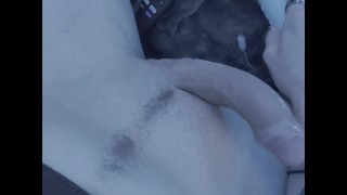 Freihändiges Sperma mit Zauberstab