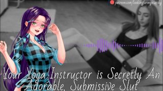 Votre instructeur de yoga est secrètement une salope adorable et soumise - Jeu de rôle audio