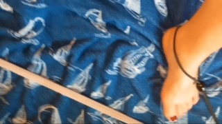 脚踝绑定多汁的娘们 A'muñeca Suckin D'，Fuckin D' 和玩具玩 ☆ALL DAY IN A'☆作者：FrankDbest