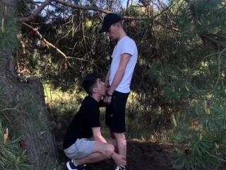 屋外のセックス男