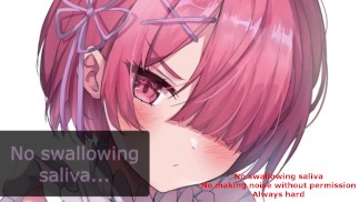 Entraînement de femme de chambre avec Ram Hentai JOI CBT (Hard Femdom / Humiliation Feet Breathplay)