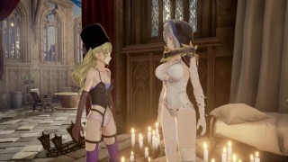 Code Vein Mia et Io Mod Sans Jupe Mod Appréciation de Fanservice p