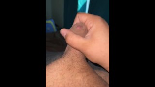 Chub jerkoff y sesión de semen desde diferentes ángulos