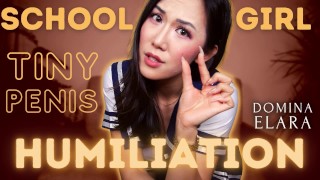 女子校生のちっちゃいペニス屈辱