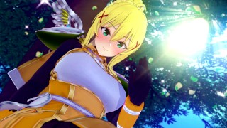 VERDAMMTE DUNKELHEIT SO HART, DASS SIE 😳 WEINT KONOSUBA HENTAI
