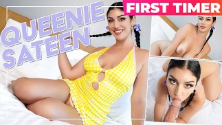 TeamSkeet - Busty Latina Amateur Queenie Sateen partage ses fantasmes dans sa première interview