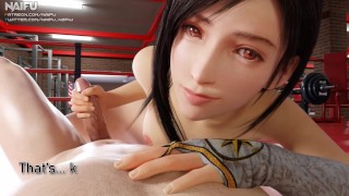 [Voiced Hentai JOI] Initiation de Tifa Partie I [Entièrement animé, gangbang, points de sperme multiples]