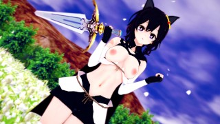 FRAN LHE DÁ SUA VIRGINDADE 🥰 REENCARNADA COMO UMA ESPADA HENTAI