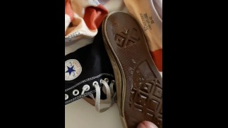 Die ersten 2 bekamen ihre Sahne, Converse Sneaker Fun