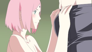 Sakura et Sasuke sexe partie 1 Naruto Young Kunoichi Hentai Anime Animation Fellation seins chatte