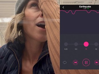 Im Supermarkt Mit Ferngesteuertem Vibrator Hart Kommen