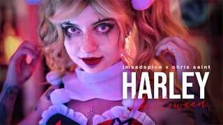 imsadspice / extrasadspice &Chris Saint TikTok Harley Quinn sextape cosplay