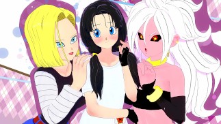 DRAGON BALL SUPER ANIME HENTAI 3D COMPILACIÓN (Videl, Android 18, Androide 21)