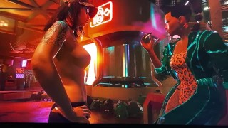 Toutes les scènes de sexe de Joy Toy lesbiennes de CyberPunk 2077! (Enjoy Choom!)