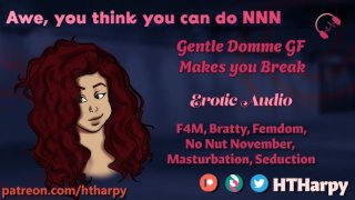 Gentle Domme Girlfriend taquine et vous séduit en cassant - No Nut November Challenge