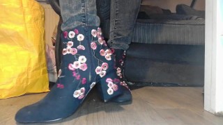 ma collection de bottes de cheville