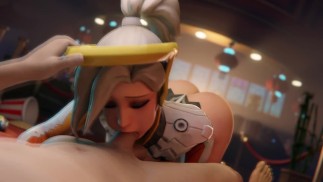 Mercy Sweet Blowjob dans le Park [Grand Cupido]( Overwatch )