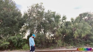 Pause de pisse publique au travail