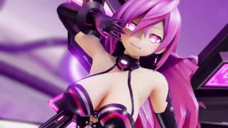 Hyperdimension Neptunia Iris Heart Hentai Undress Danse Plutia Killer Lady MMD 3D Gros Seins