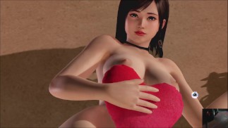 Dead or Alive Xtreme Venus Vakantie Kokoro Valentijnsdag Hartkussen Pose Naakt Mod Fanservice Ap