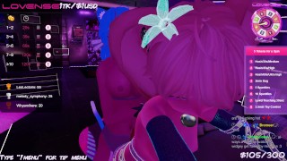 Futa Mistress Rails VR Bunny girl par derrière en direct