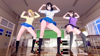 【KKS／MMD】"Stay Tonight" 藍羽浅葱 姫柊雪菜 煌坂紗矢華【噬血狂襲】