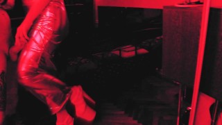 Blonde Mistress Eva LatexドミナトリックスプレイビッグディックフェムドムFetish大きなお尻Goddessキンクハイヒール