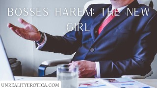 Le harem des patrons - Je donne une tête pour gagner le job. Livre audio, voix féminine