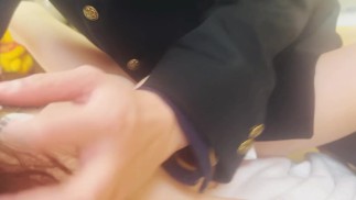 [Для женщин] Старшеклассница, которая много трясет бедрами своей сестре, которая одалживает свое тело