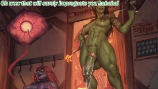 Orc Futa veut vous imprégner