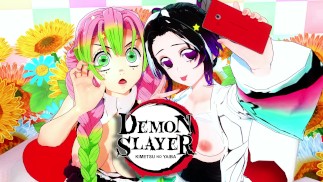 MITSURI ET SHINOBU VOUS MONTRENT UN BON MOMENT - DEMON SLAYER HENTAI 3D + POV (PATREON EXLUSIF)