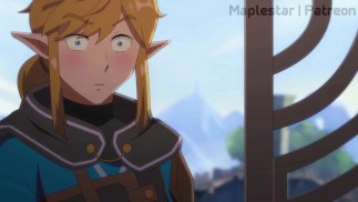 Link surprend Purah en train de travailler sur sa dernière « Invention » 😳🦾💦