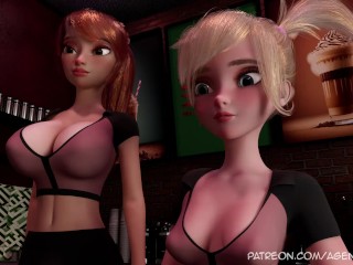Sexsona: Episódio 1 - Baristas Futanari Lidam com Uma Karen