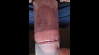 Esticando🔃 meu pau🍆 com minha Toy novamente