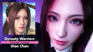 Dynasty Warriors - Diao Chan × Bunny Fille × Bas - Version Lite